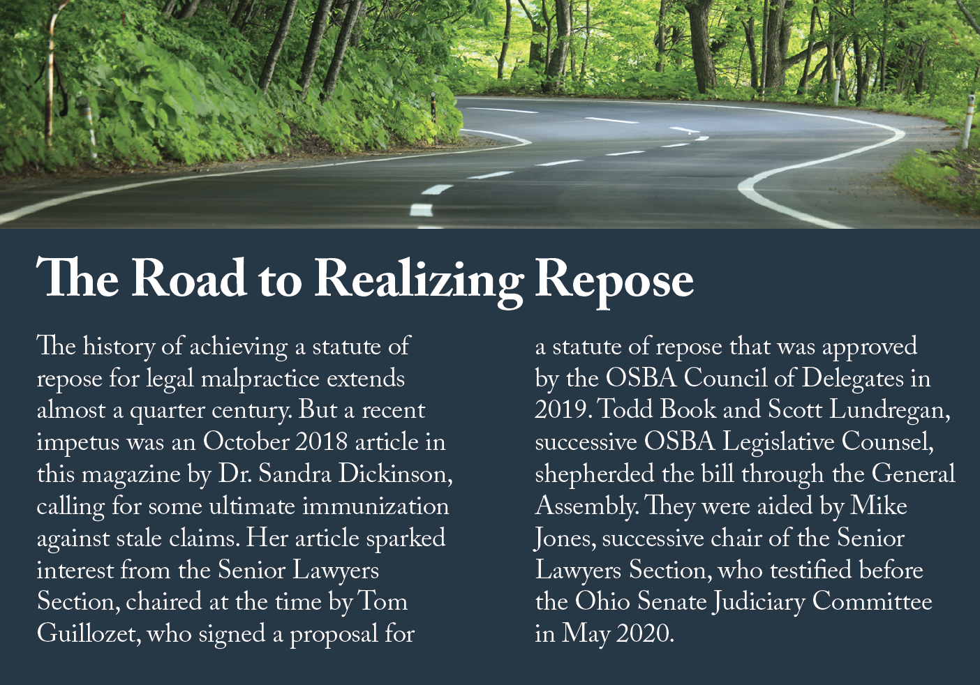 A Statute of Repose for Legal Malpractice in Ohio